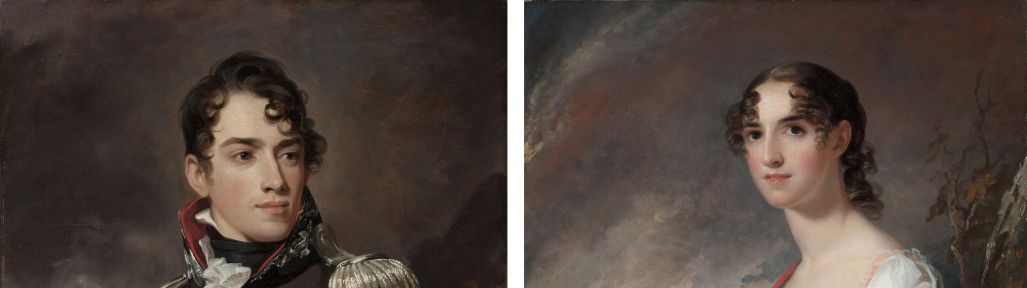 Portraits of Jean Terford David and Mary Sicard David