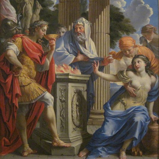 Camma Offers the Poisoned Wedding Cup to Synorix in the Temple of Diana