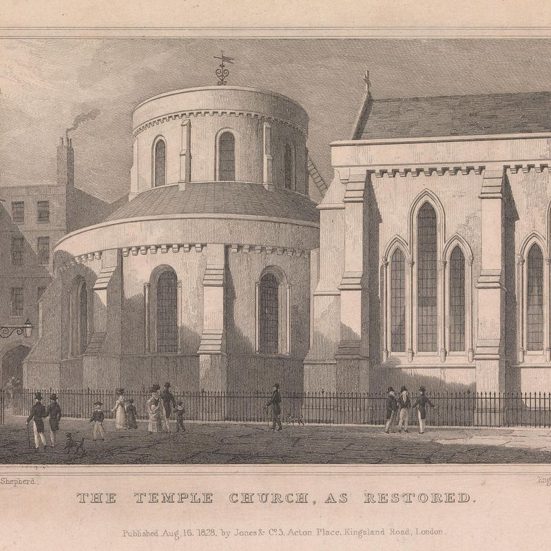The Temple Church as Restored