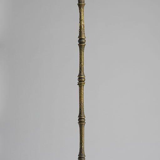 Ukhurhe (rattle staff) with Ọ́bà Ákẹ́nzùa I