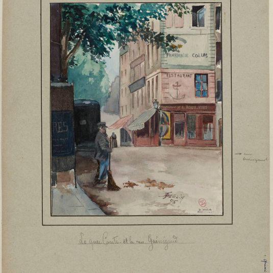 Quai Conti et la rue Guénégaud
