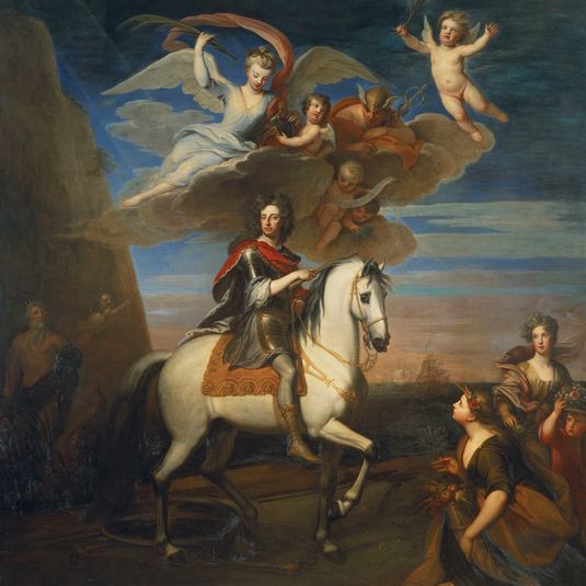 William III (1650-1702) on horseback