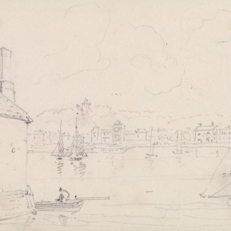 Cowes, from West Cowes Ferry, 22 March 1826
