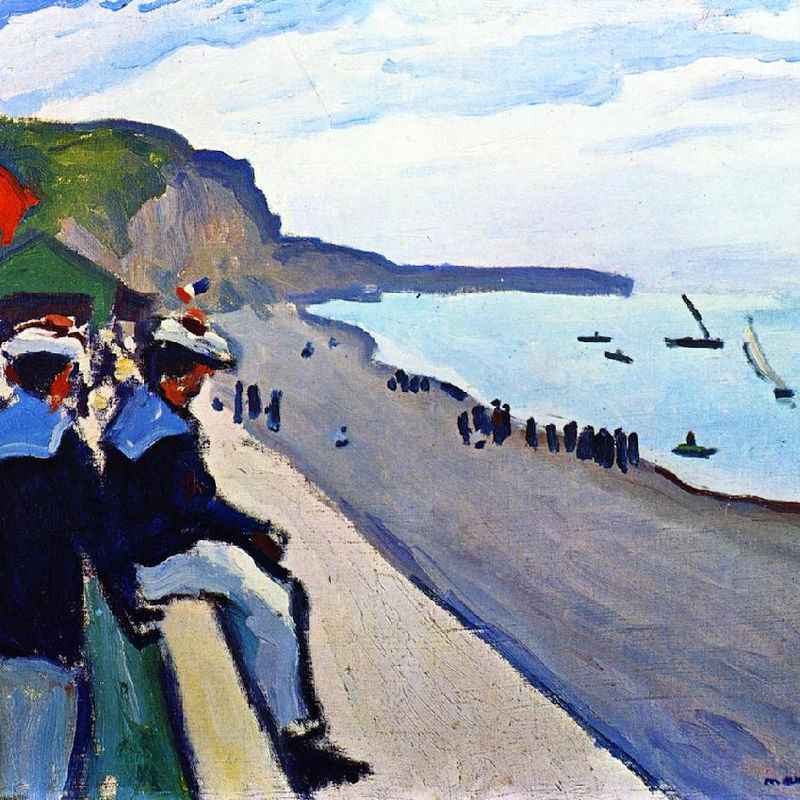 The Beach at Fécamp