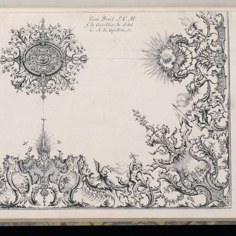 Quarter of a Ceiling, Livre de Plafonds (Book of Ceilings)