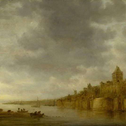 The Waal River near Nijmegen