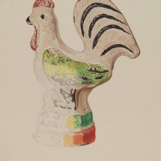 Chalkware Rooster