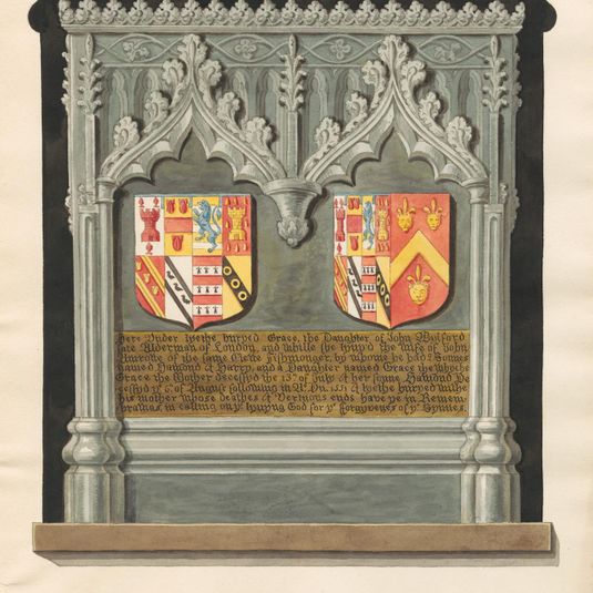 Tomb of Grace Bulford from Stratford Church