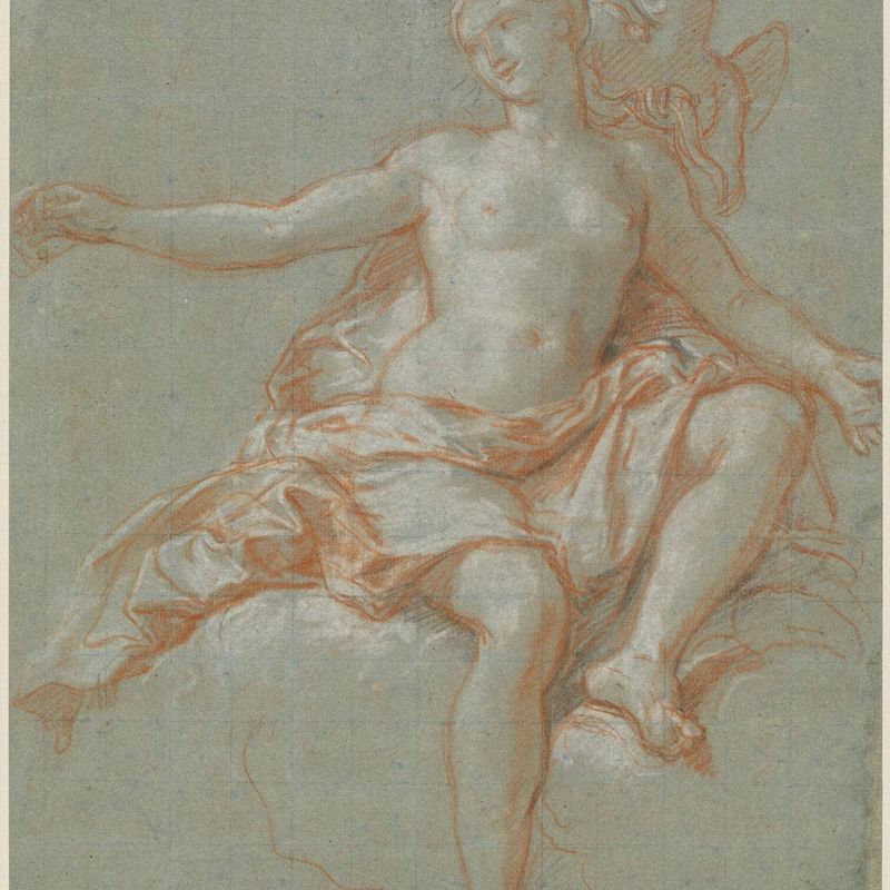 Cupid Stealing Venus' Floral Crown