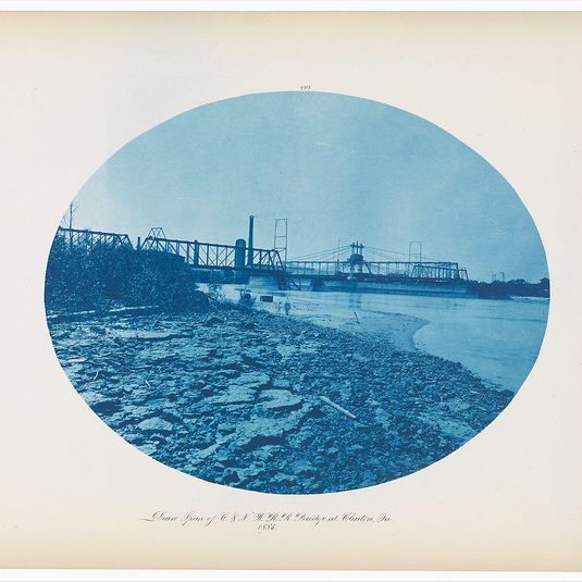 No. 199. Draw Span of Chicago & North Western Rail Road Bridge at Clinton, Iowa