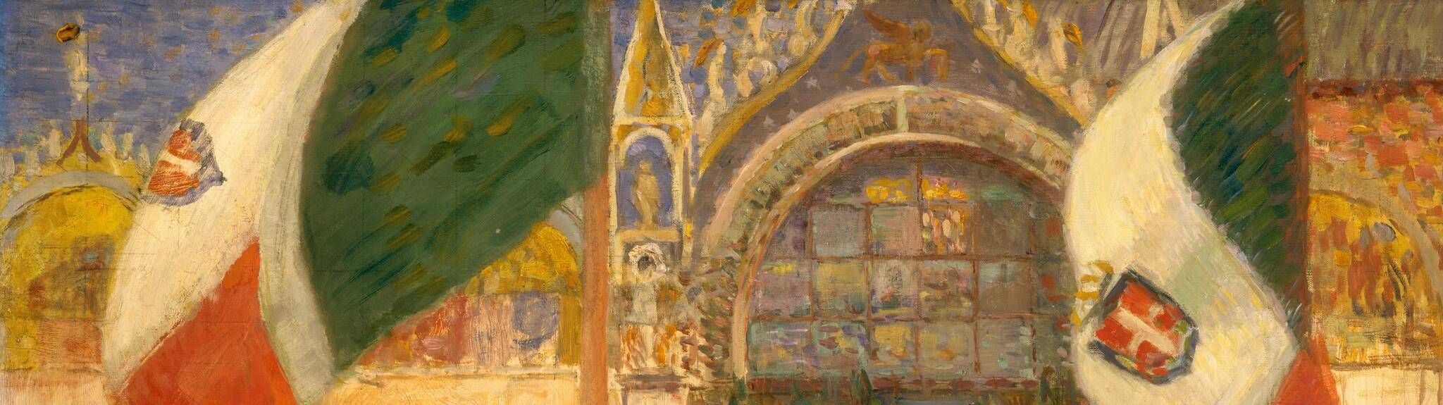 The Flags, Saint Mark's, Venice - Fête Day