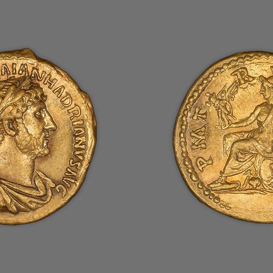Aureus (Coin) Portraying Emperor Hadrian