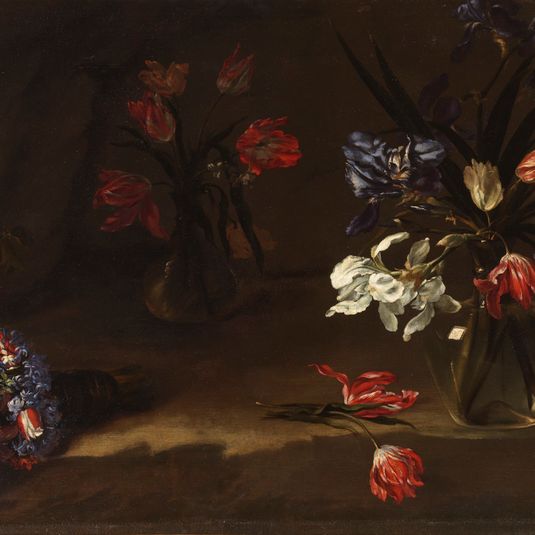 Vases of flowers
