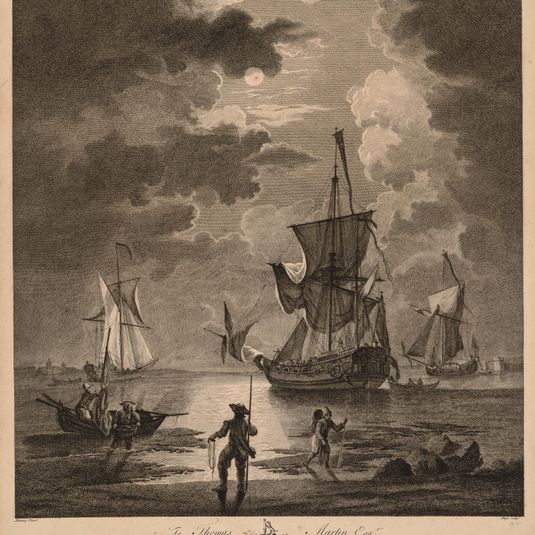 A View of the Sea by Moonlight