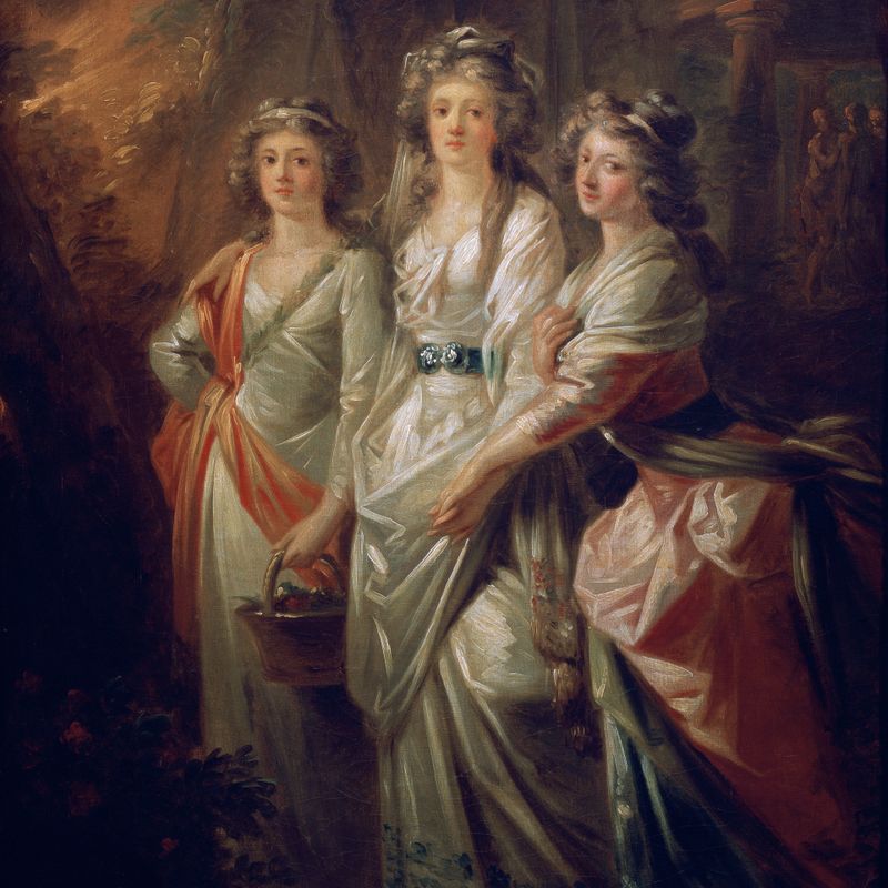 The Countesses Elisabeth, Christiane and Marie Karoline von Thun