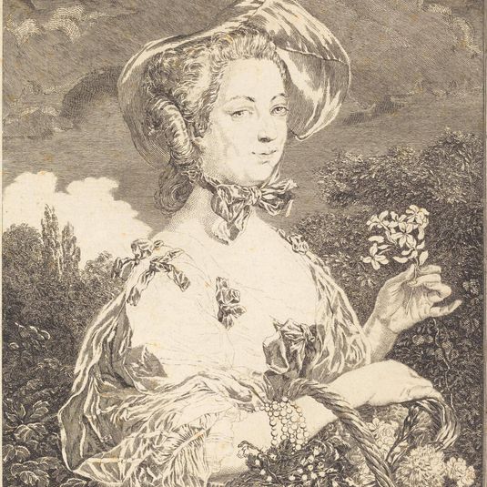La Marquise de Pompadour en belle jardiniere