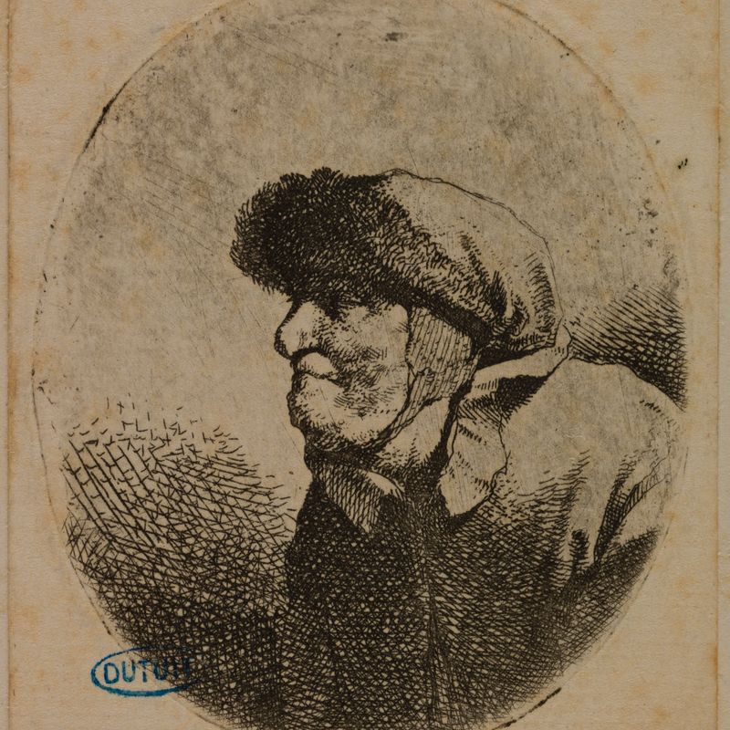 Buste de vieille (Hollstein 7)