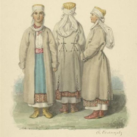 Clothing woman from Kiev Province