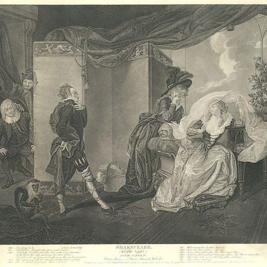 Olivia's House - Olivia, Maria and Malvolio (Shakespeare, Twelfth Night, Act 3, Scene 4)