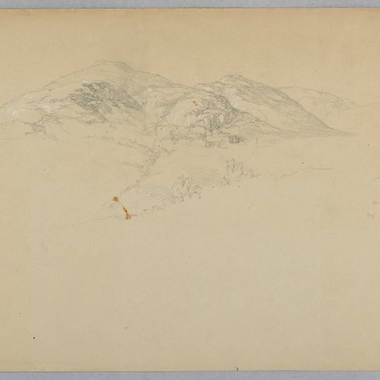 Landscape Sketch, Mount Desert, Maine
