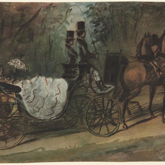 Carriage in the Bois de Boulogne