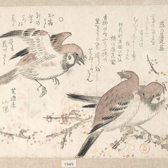Sparrows and Plum Blossoms