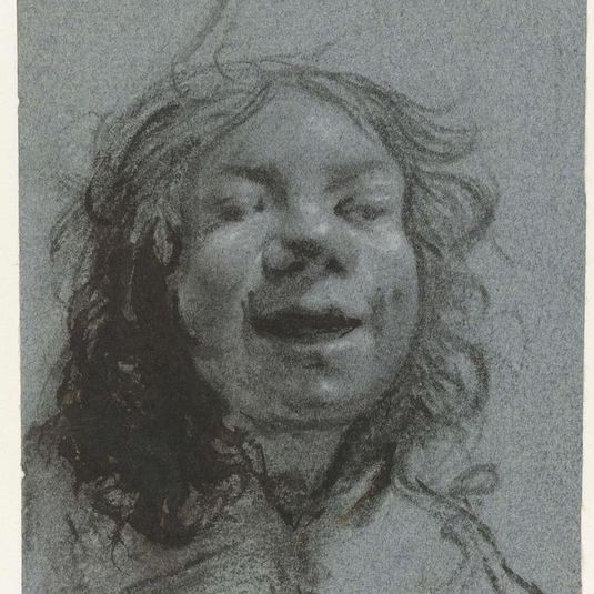Smiling Self-portrait, from the Front