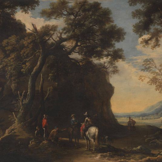 Landscape with Travellers asking the Way