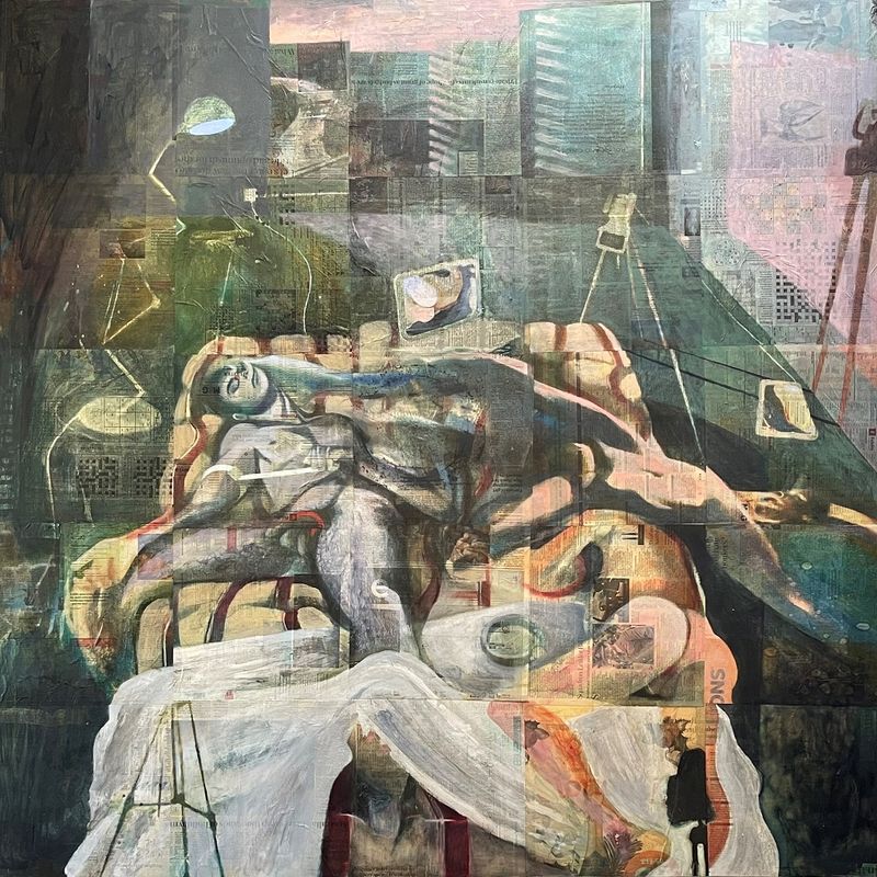 Figures on a Bed