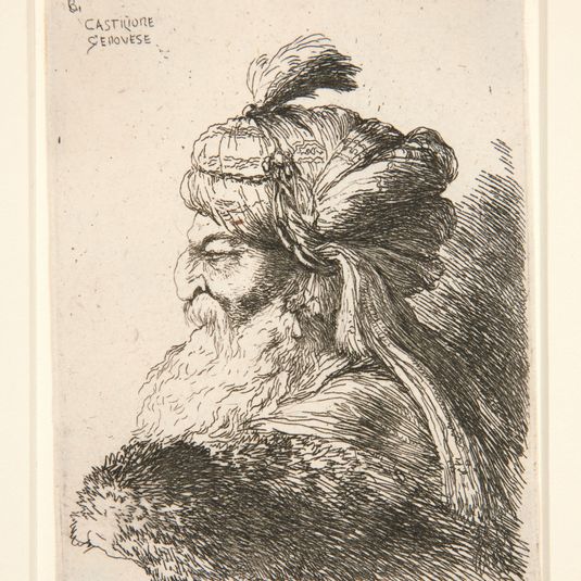 Figure Facing Left, from the series Small Studies of Heads