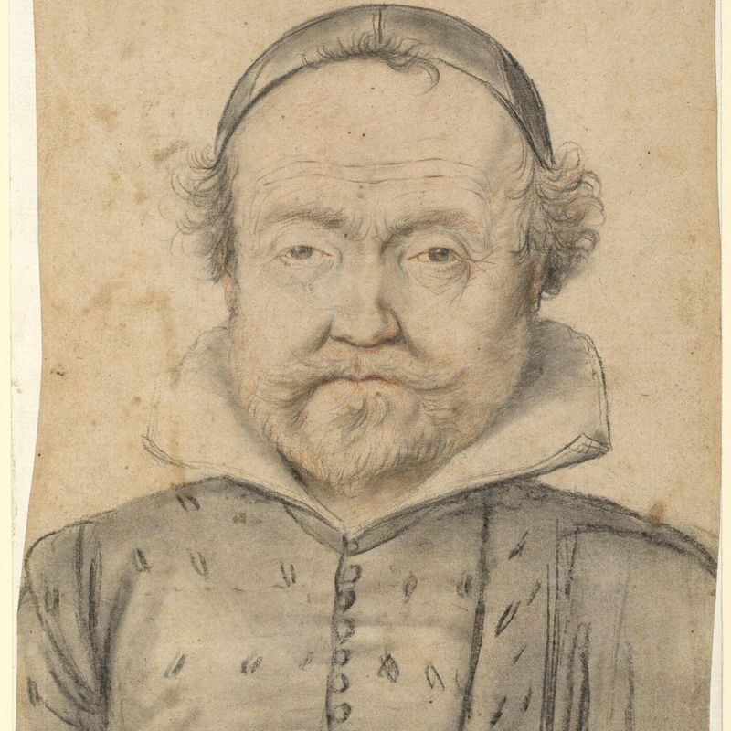 Portrait of a Bearded Man in a Doublet and Skull Cap