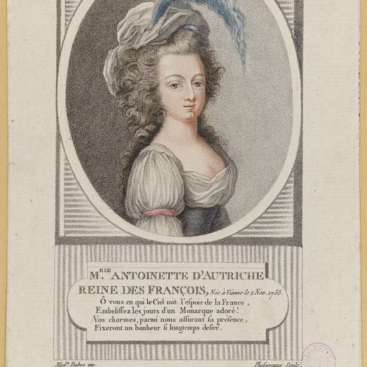 Marie Antoinette d'Autriche, Reine des Français.