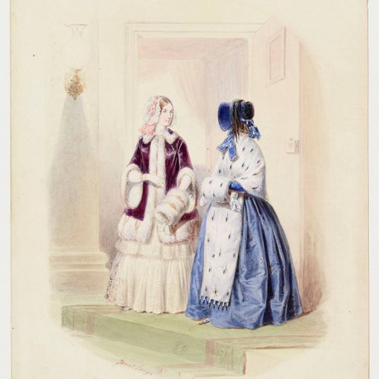 Figures de mode vers 1844.