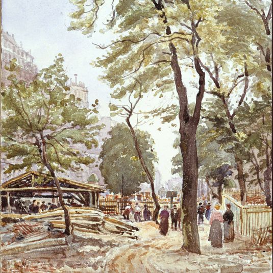 Percement du boulevard Raspail.