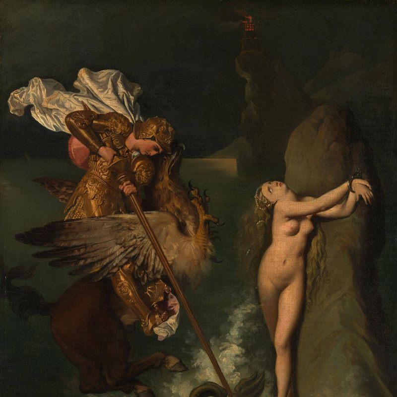 Angelica saved by Ruggiero