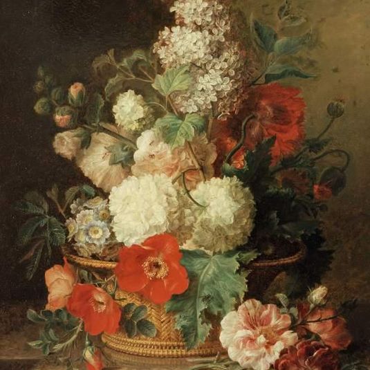 A basket of flowers