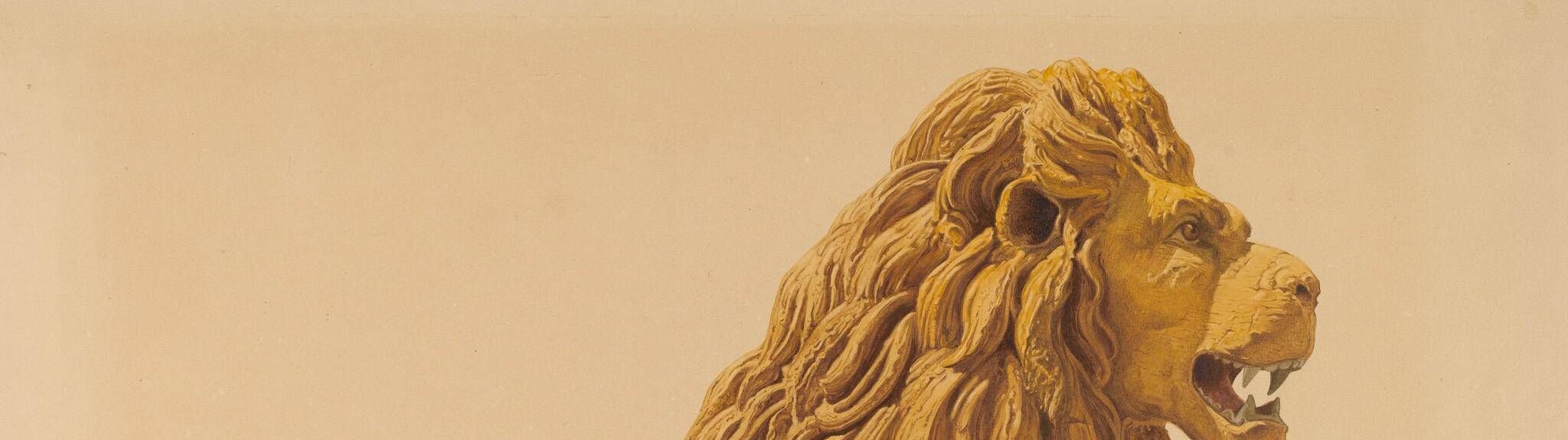 Circus Wagon Lion