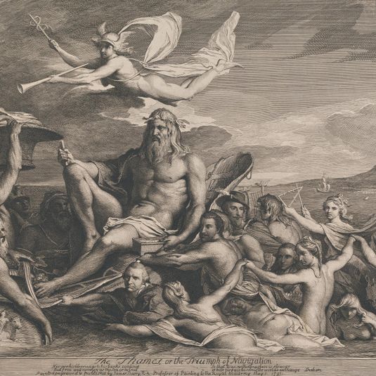 The Thames or the Triumph of Navigation (Designs for the Great Room of the Society for the Encouragement of the Arts)