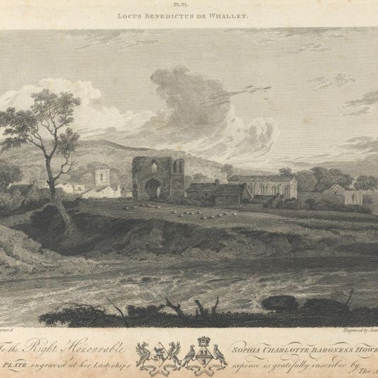 Distant View of Whalley Abbey