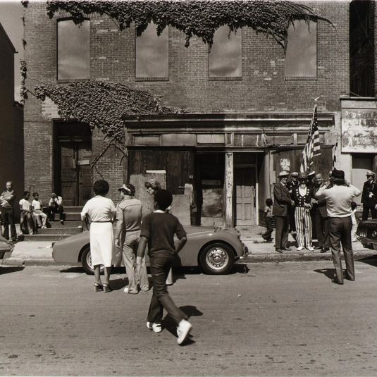 Fells Point before the start of the "I Am an American Day" Parade