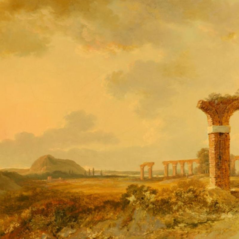 Landscape with Ruins, Sunset