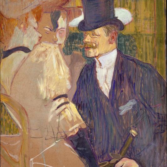 The Englishman (William Tom Warrener, 1861–1934) at the Moulin Rouge