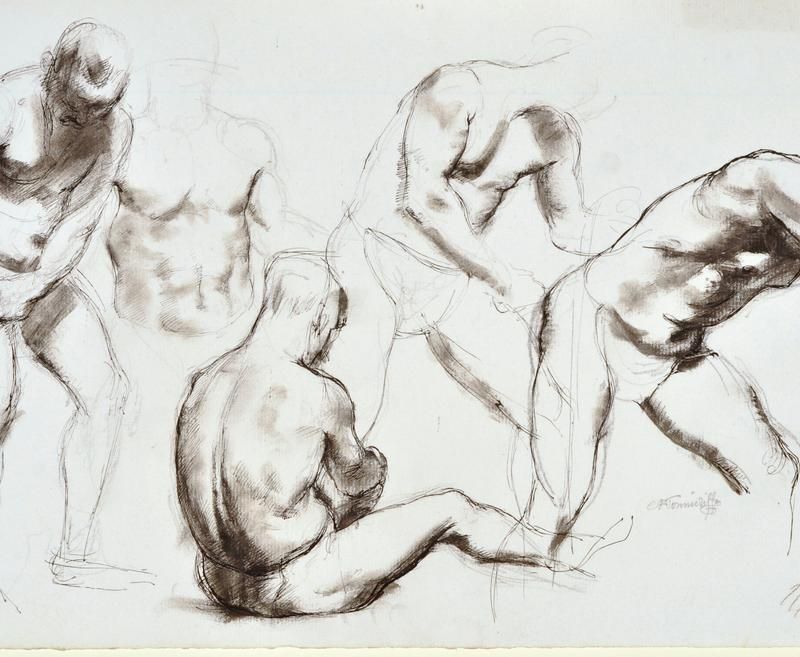 Male figure study