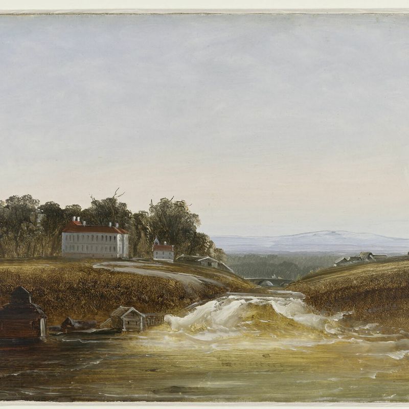 "View of Eidsvold (sketch)"