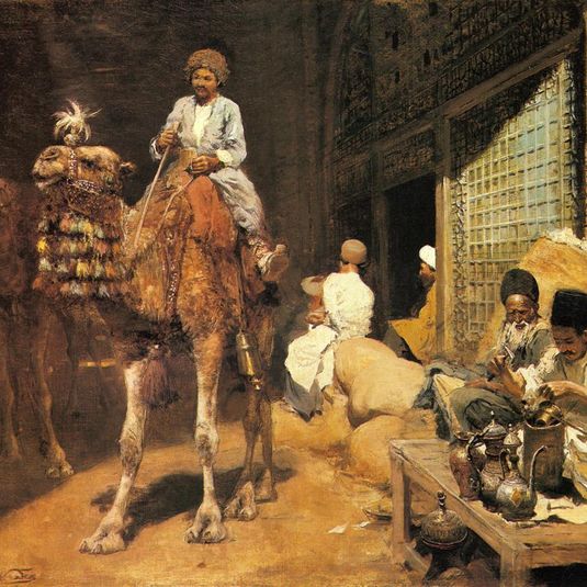 A Marketplace in Ispahan