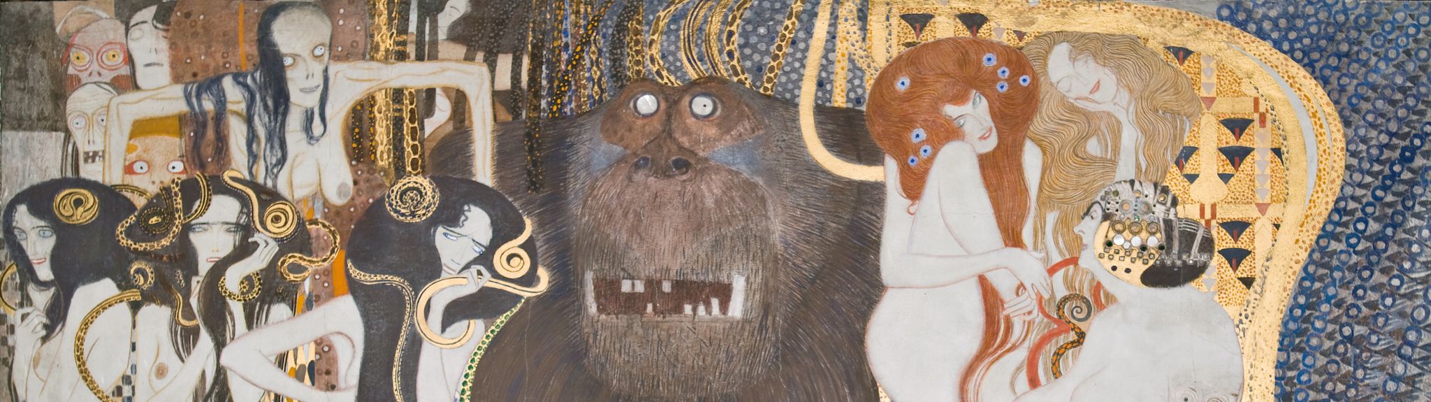 Beethoven Frieze: The Hostile Powers - Panel 5, short wall