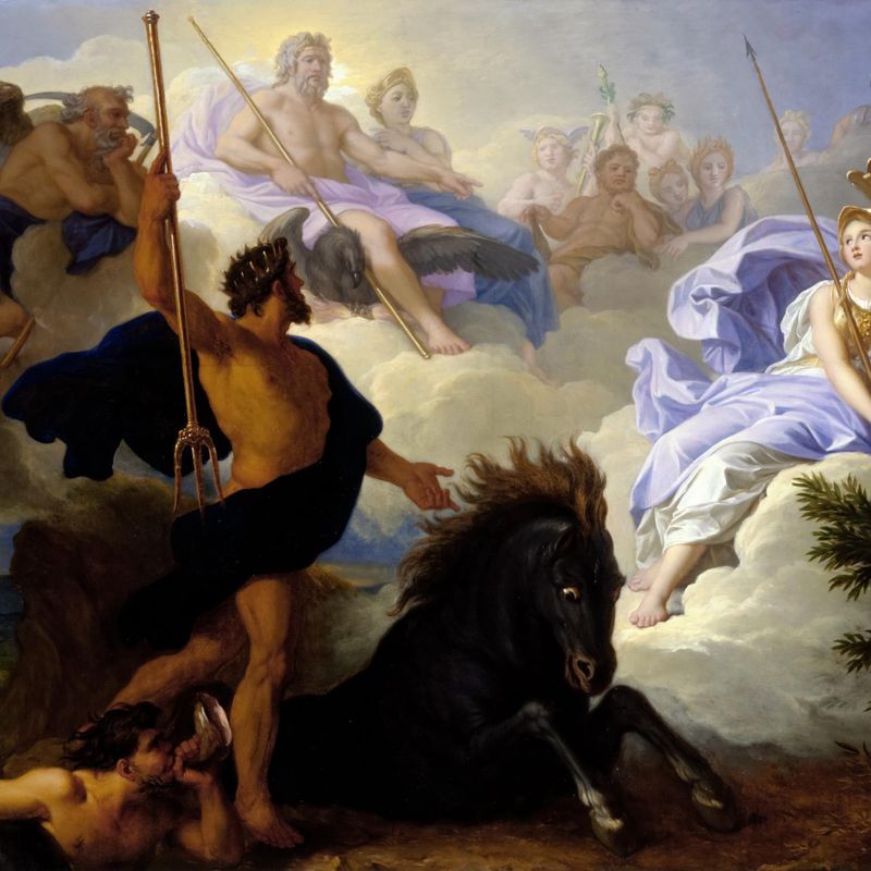 Dispute between Minerva and Neptune over the Naming of the City of Athens