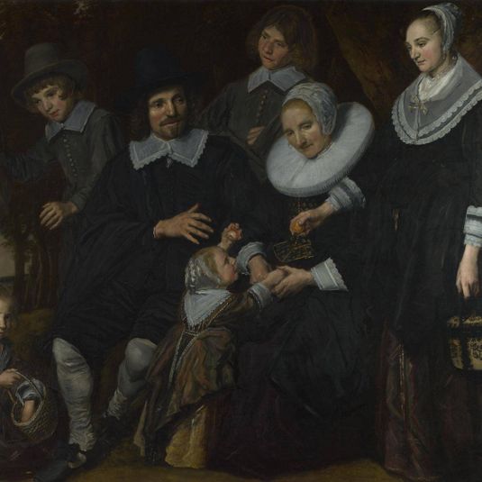 A Family Group in a Landscape