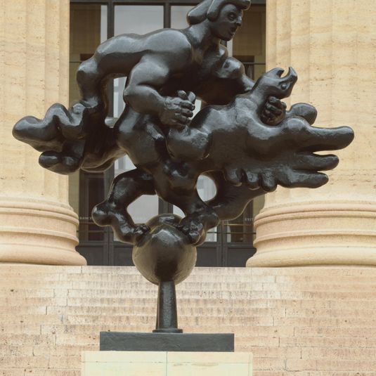 Prometheus Strangling the Vulture