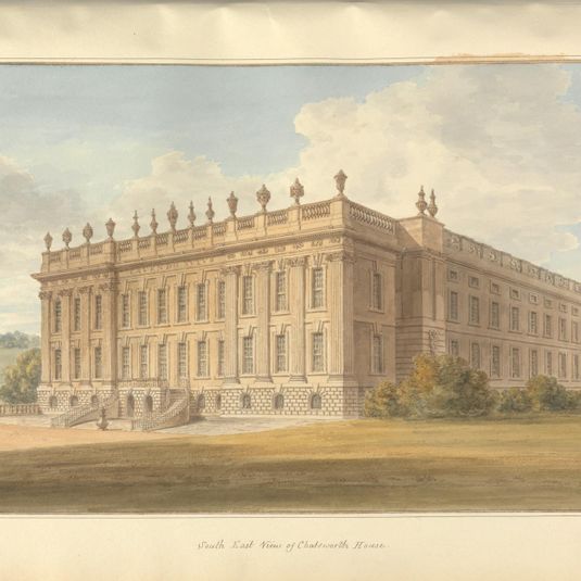 South East View of Chatsworth House